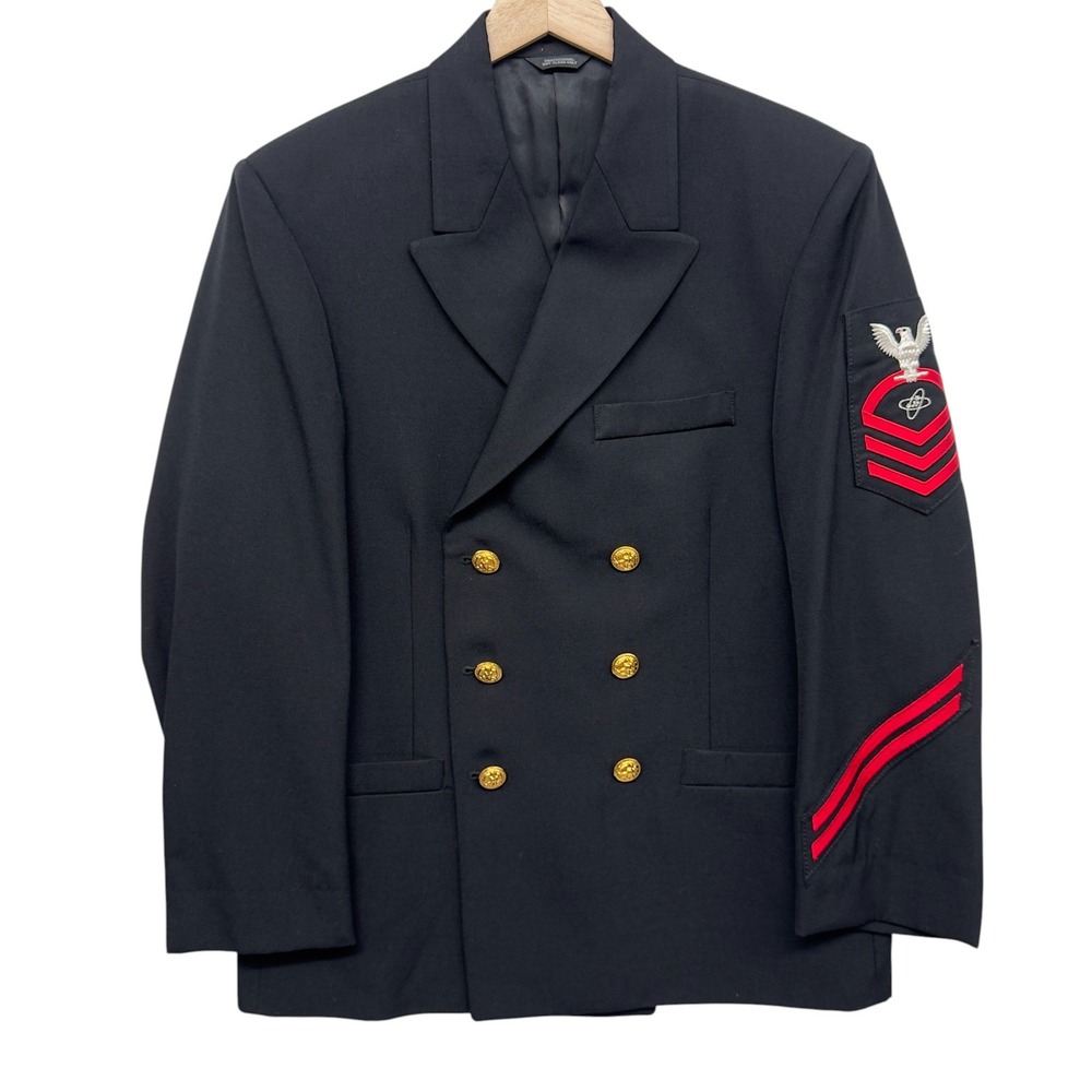 Flying Cross US Navy Originals Mens 40S Military Dress Jacket Double Breast‎